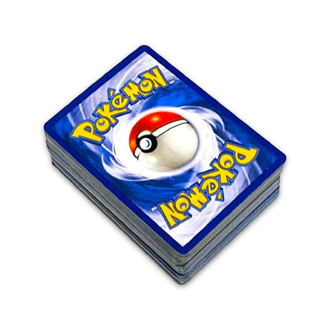 Bulk Trading Card Bundle Featuring Over Fifty Official Picks With Five Guaranteed Holos And At Least One Secret Rare Or Gx Ex Vmax Full Art Tag Team Fire Collection For Dank Card Traders - stacked Pokemon cards with iconic design.