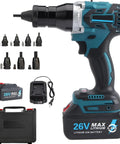 Killer Performance Brushless Electric Rivet Nut Gun Cordless Rivnut Tool For M3 To M12 with battery and accessories.