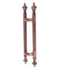 Sturdy Stainless Steel Rustic Door Pull Handle For Sliding Doors Easy Install With Classic Antique Look Perfect For Home Office Garage Shop And Mall Use 80 Cm 31 Inch Length