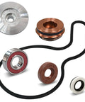 Hella Durable Water Pump Assembly With Billet Aluminum Impeller Upgraded Bearing And Heavy Duty Backside Seal For Polaris Sportsman Ranger And RZR Offroad Rigs 2002 To 2014, includes components like bearings and seals.