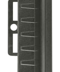 All In One Solar Panel For Trail Cameras With Built In Lithium Battery and Plug And Play Setup shown from side view, compact black design.