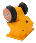 Cordless Mini Bench Grinder Featuring A Rugged Abs Shell with dual grinding wheels for blade sharpening and metal polishing.