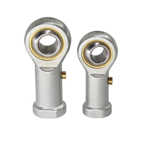 Four Pack One Inch Bore PHSB16 Ball Joint Rod End Bearings featuring left hand female threads, showcasing alloy steel construction.