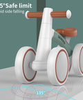 Toddler Balance Bike for 1 Year Old Baby Boys Girls First Birthday Gift No Pedal with 135° steering safety feature.