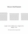 Slick Heavy Duty Flip Top Storage Bin For Closets And Bathroom Vanities To Dodge Dust And Keep Dailies Nice And Tidy With Secure Lid for socks and scarves in weave design.