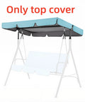 Sky blue Durable 420D Oxford Canopy Replacement Cover For 2-3 Seater Outdoor Garden Swings Built To Last Weatherproof UV Shield