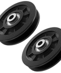 Heavy Duty Nylon Pulley Wheel For Home Gym Cable Setup Replacement With Precision Machined 6202z Metal Bearings and Rock Solid Construction for smooth operation.