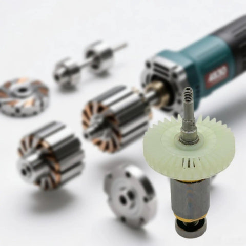 Get That Angle Grinder Pumped Up With This Compact Brushless Motor Featuring Tough Metal Construction For Superior Efficiency And Beast Mode Performance Style A Replacement Part with focus on motor parts and assembly.