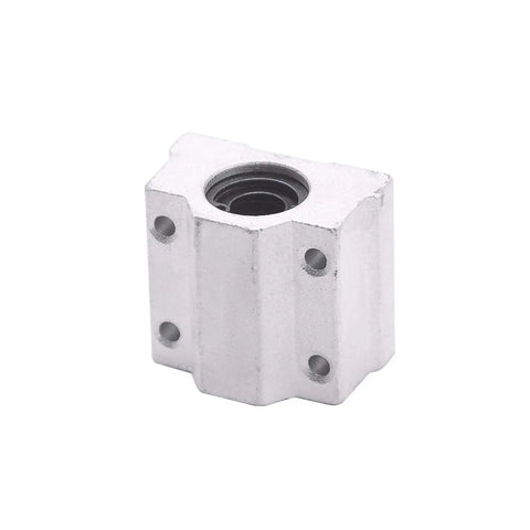 Linear Motion Bearing Slides SCS8UU SCS10UU 8mm 10mm Length For CNC Parts And 3D Printer Parts Heavy Duty Precision Rails For Smooth Glide And Fast Built To Last In CNC Machines Robotics Printing Equipment aluminum bearing block