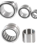 Heavy Duty Full Needle Roller Bearing With Inner Ring 45X75X30 Millimeters pre-lubricated, showing various angles and sizes.