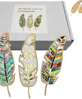 DIY Mosaic Kit For Adults With Feather Bird Cat And Heart Designs, Christmas Gift For Crafters with feather tiles and tools