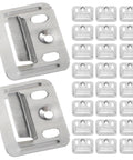 100 Pack Stainless Steel Wall Panel Clips For Home And Office Makes Renovations A Breeze No Sweat Installs Keep Walls Solid Durable Drywall Fixtures Worth Every Penny That Kickass Value For Serious Projects - heavy-duty clips displayed.
