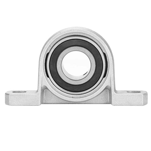 Tough As Nails Two Bolt Pillow Block Bearing With 20mm Bore Zinc Alloy Housing and Precision Ball Insert front view.