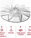 Knockout Replacement Vacuum Motor Fan Six Pack For Eureka And Sanitaire Model 12988 Plastic Impeller with five inch sweep size.