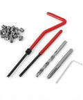 Thread Repair Insert Kit M4 25 Pcs Set in plastic box for damaged threads in steel iron aluminum and other metal machinery tools