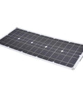 50W Flexible Monocrystalline Solar Panel With Dual USB Outputs For Camping Hiking Travel And Emergency Power Supply IP65
