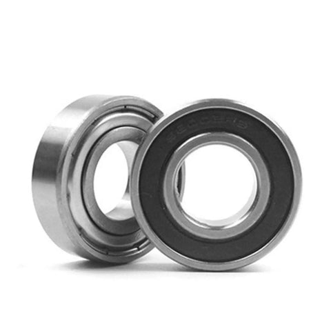 Top Shelf 440 Stainless Steel Deep Groove Ball Bearing S6215ZZ With Double Metal ZZ Shields 75X130X25MM, showing bearings from front and side.