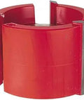 Three Wing 2 1/4 Inch Straight Edge Shaper Cutter For Routers, 1 1/4 Bore, red durable carbide construction, computer balanced