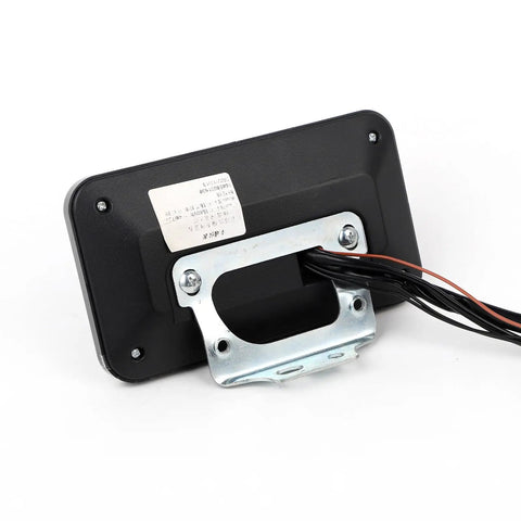 Rear view of 48V To 72V Digital Speedometer Display Panel For Electric Scooters And E Bikes with mounting bracket and wires visible.
