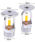 Certified Legit Side Hidden Fire Sprinkler Head With Rocker Solid 57 Degree Activation view showing copper alloy, 53cm height, 33cm width