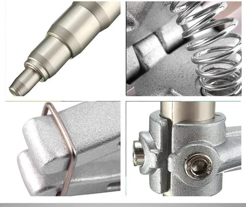 Close-up parts of Universal Copper Pipe Expander Hand Tool For Refrigeration And HVAC Swaging Easy One Hand Operation With Auto Reset