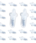 Built To Perfection Plantation Shutter Repair Kit With Heavy Duty Nylon Pins And Rust Proof Steel Springs, 20 pcs clear pins with springs.
