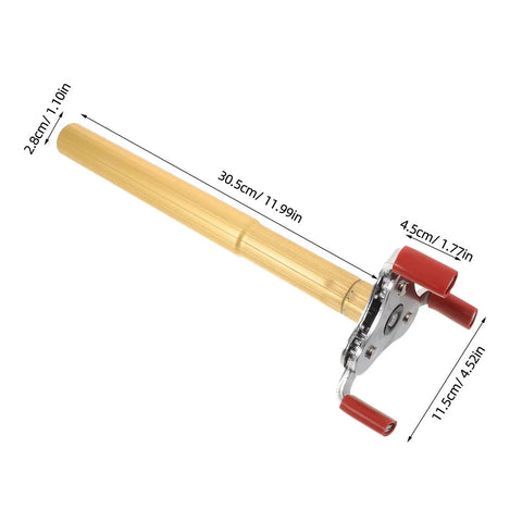 Slick Grip Smoke Sensor Removal Tool For High Ceilings Makes Replacement Dead Simple With Tough Aluminum Alloy Build, 11.99in long.