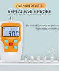 Hard Core Digital Force Gauge Push Pull Meter And Handheld Dynamometer with replaceable probes for tension and compression testing.