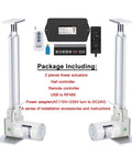 Dual Linear Actuator Sync Controller Set 24V Adjustable Stroke 400 To 1000Mm Range Up To 800Kg Load Heavy Hitter package including two actuators, remote, and controller.