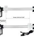 Heavy Duty Electric Linear Actuator Replacement Motor For Power Recliner Lift Chairs KDPT007113 Model with stroke measurement.