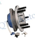 Front hub assembly replacement for 2005 Buick Terraza AWD FWD Fits Park Avenue Regal Riviera Rendezvous Models 1-Pack Sealed Ball Bearing Exact Fit OE 513179 side view