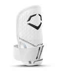 Pro SRZ 2.0 Batter's Hand Guard For Right Hand Hitter White With Ergonomic Design And Gel To Shell Technology Front View
