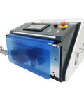 Jaryannix Automatic Wire Stripping And Bending Machine 110V, digital display with blue protective cover and control panel