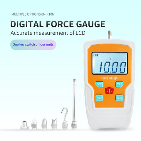 Kickass Digital Force Gauge With Hella Accurate Push And Pull Meter Features Including A Versatile Dynamometer for load measurement.