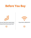 Requirements for Alexa Enabled Smart Dimmer Switch With Voice Control For Single Pole Setup No Hub Required 2.4 GHz Wi Fi