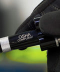 Close-up of OSHA compliant nozzle from Ergonomic 6 Piece Blow Gun Kit With Variable Flow Trigger For Precise Air Control In Green Finish