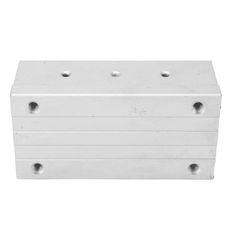 SBR30LUU Linear Guide Pillow Block With Hardened Chrome Steel Shaft And Heavy Duty Aluminum Housing, showing the aluminum block design.