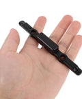 Solid Luggage Handle Button Replacement For Suitcases Black Plastic Pull Grip in hand for easy grip and suitcase repair.