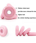 Pink Inline Skates Replacement Wheels Pack 4 or 8 72mm 76mm 80mm 86A Hardness Built To Last Durable Grippy Design