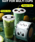 Cup Sealing Machine For Coffee Shops And Milk Tea Bars Includes Two Rolls Of Sealing Film White Finish Seals PP Cups