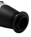 Close-up of Turbocharged Cyclone Dust Separator For Vacuum Cleaners And DIY Woodworking with black industrial-grade finish.