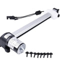 Rock Solid Linear Actuator Replacement For Power Recliner And Lift Chair Featuring 12 Inch Stroke with gearbox and mounting screws.