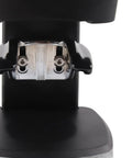 Effortless Automatic Electric Coffee Tamper For Espresso Machines 58mm With Adjustable Pressure And Digital Display view of mounting base and handle.