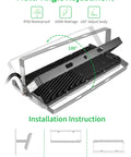 Beast Mode 400W LED Flood Light With 40000 Lumens 6000K Daylight White Outdoor IP65 Waterproof Floodlight multi-angle adjust view