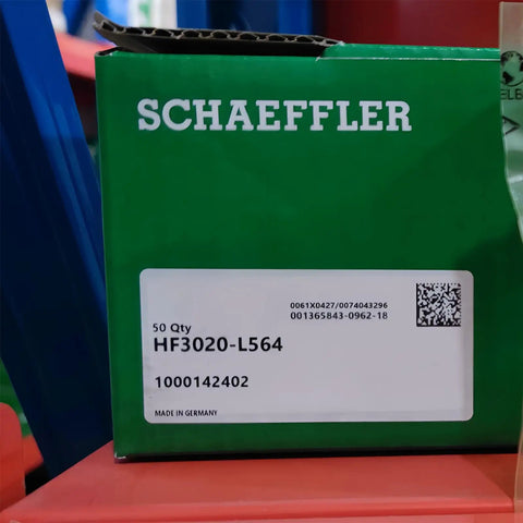 HF3020L564 One-Way Needle Roller Clutch Bearing Drawn Cup 30X37X20MM box packaging from Schaeffler.