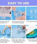 Step-by-step guide for using 2 Gallon Epoxy Resin Kit Pro Grade With Pumps 1 To 1 Mix Crystal Clear High Gloss with mica powders