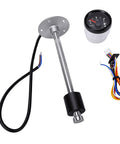Universal Fuel And Water Level Sending Unit Gauge Kit With Ultra High Resolution Sensor and wiring harness for trucks and boats.