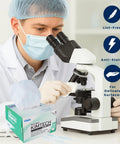 Kimtech KimWipes Delicate Task Wipers, 1-ply, 286 sheets/box, 4 packs KW01x4, box shown in lab.