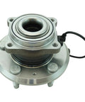 Heavy Duty 4 Pack Front And Rear Wheel Hub Bearing Assemblies Built Tough for Daily Drivers showing a top view of a hub bearing assembly.