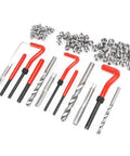 Heavy-Duty 88-Piece Thread Repair Kit For M6 M8 M10 With Taps Drills Inserts And Installation Tools, Durable Steel Alloy Set